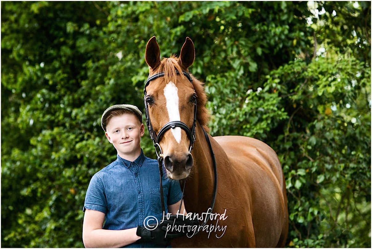 Horse photography in Gloucestershire – Callum and his horses