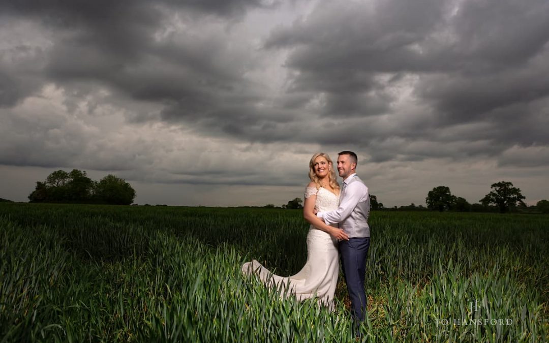 Great Tythe Barn wedding photography – Kat & Gavin’s vibrant day, a year ago today!